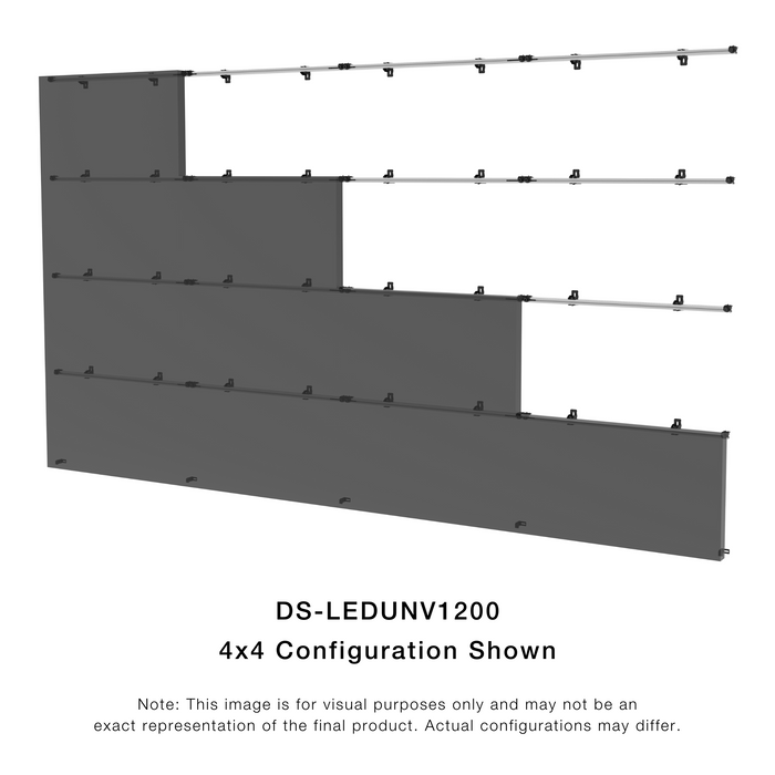 DS-LEDUNV1200 in 4x4 Configuration