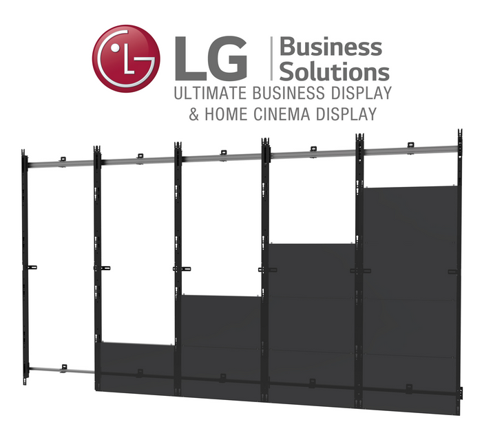 SEAMLESS Kitted Series Flat dvLED Mounting System for LG LSAA and LSAB Series