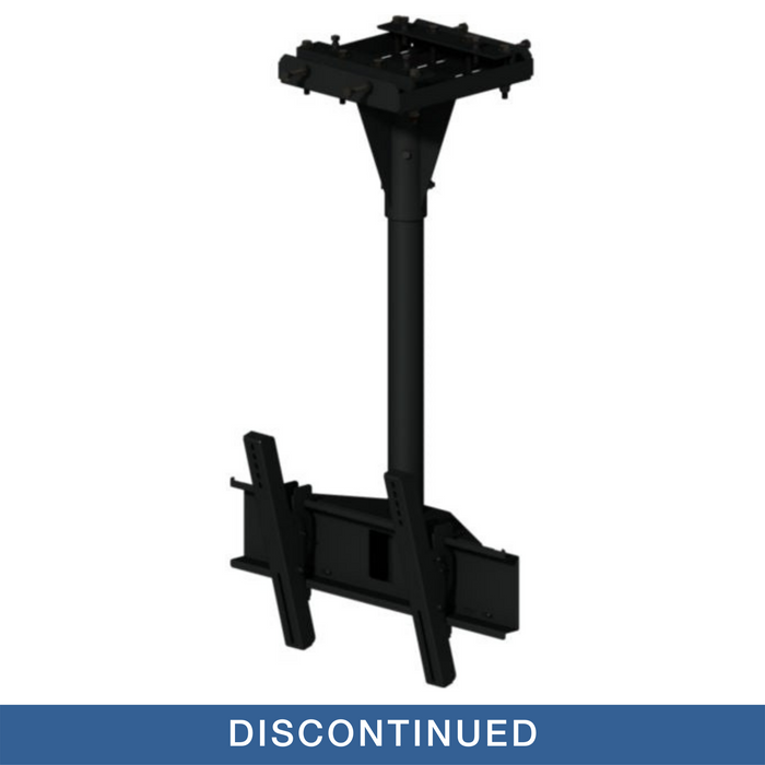 Discontinued Wind Rated I-Beam Ceiling Tilt Mount 32" to 65"
