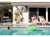 Pool and patio with UltraView UHD Outdoor TV